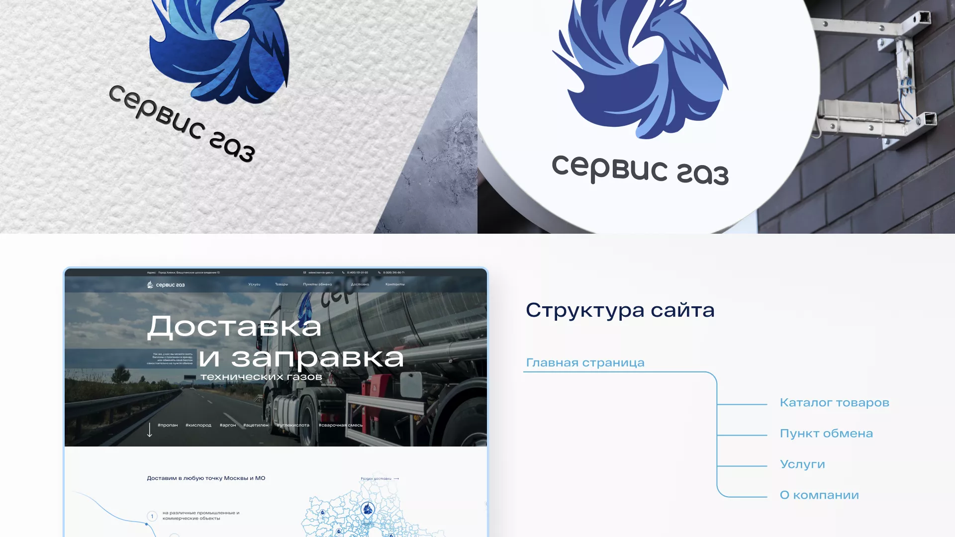 Создание сайта компании «Сервис газ» в Покрове