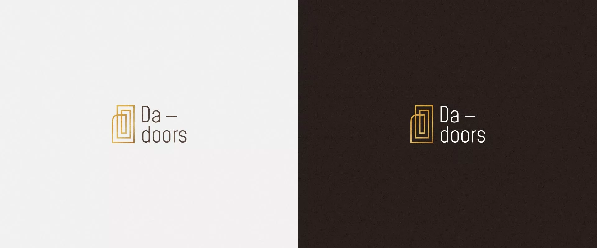 Разработка логотипа для компании «DA-DOORS» в Покрове